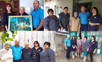 Акция «От сердца к сердцу» и 97-летний художник из села Ломоносово