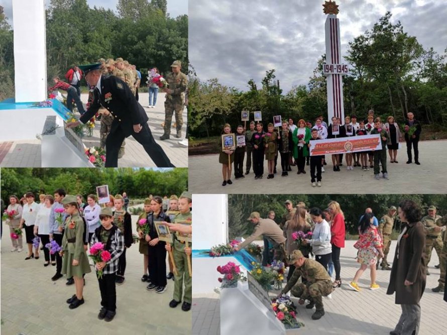 Изобильненский сельский Дом культуры принял участие в акции "Возложение цветов"